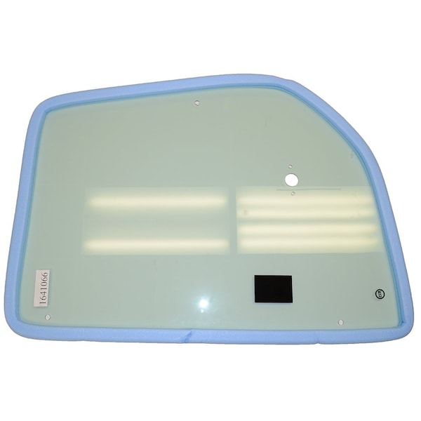 Aftermarket 1641064 RH Upper Window Glass Fits Caterpillar 446D 442D 438D 432D 430D 428D 420 CAH40-0024 - main